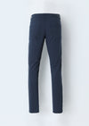 Lacivert Düz Dokuma Slim Fit Casual Pamuk Karışımlı Pantolon