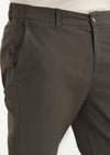 Kahverengi Düz Dokuma Jogging Fit Casual Pantolon