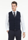 Lacivert Regular Fit V Yaka Casual Örme Triko Yelek