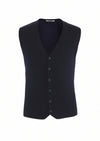 Lacivert Regular Fit V Yaka Casual Örme Triko Yelek
