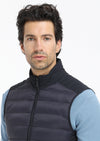 Lacivert Regular Fit Dik Yaka Casual Dokuma Spor Yelek