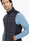 Lacivert Regular Fit Dik Yaka Casual Dokuma Spor Yelek