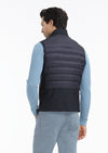 Lacivert Regular Fit Dik Yaka Casual Dokuma Spor Yelek