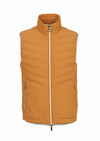 Turuncu Regular Fit Dik Yaka Casual Dokuma Spor Yelek