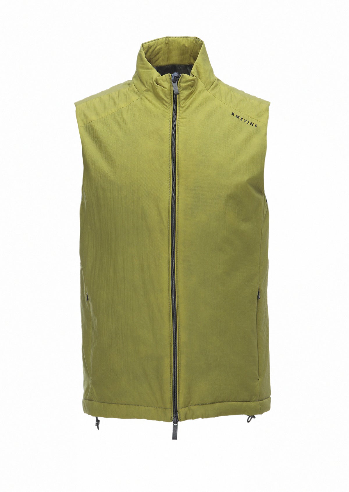 Yeşil Regular Fit Dik Yaka Casual Dokuma Spor Yelek