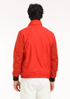 Turuncu Regular Fit Dik Yaka Denim Dokuma Mont