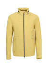 Sarı Regular Fit Dik Yaka Casual Dokuma Mont
