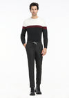 Antrasit Düz Dokuma Jogging Fit Casual Pantolon