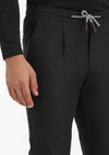 Antrasit Düz Dokuma Jogging Fit Casual Pantolon