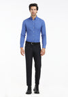 Antrasit Düz Dokuma Slim Fit Casual Pantolon