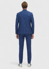 Saks Kareli Zeroweight Slim Fit İpek Karışımlı Takım Elbise