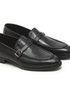 Siyah Deri Klasik Loafer