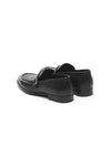 Siyah Deri Klasik Loafer
