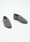 Gri Süet Klasik Loafer