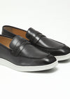 Antrasit Deri Casual Loafer