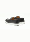 Antrasit Deri Casual Loafer