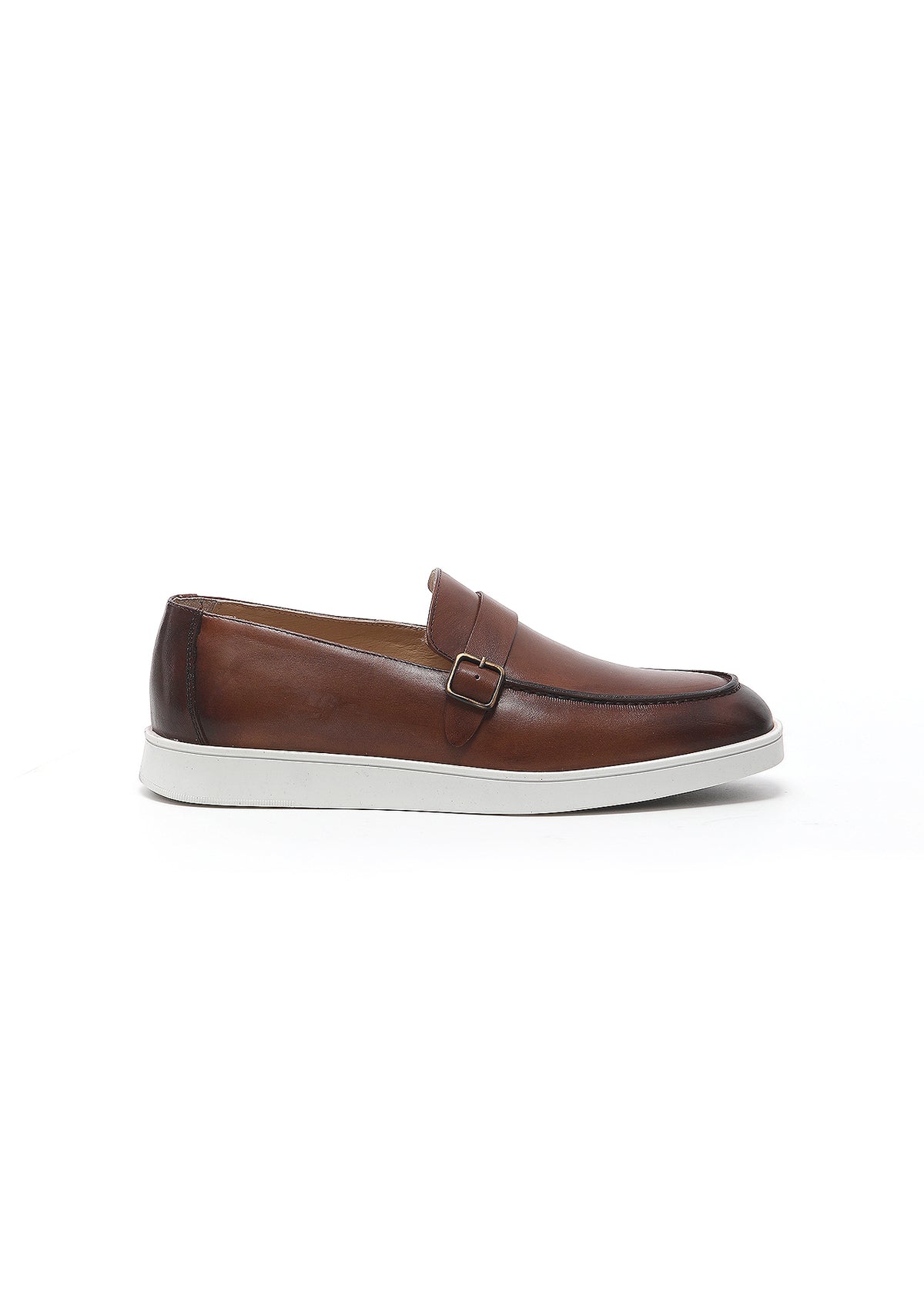 Kahverengi Deri Casual Loafer