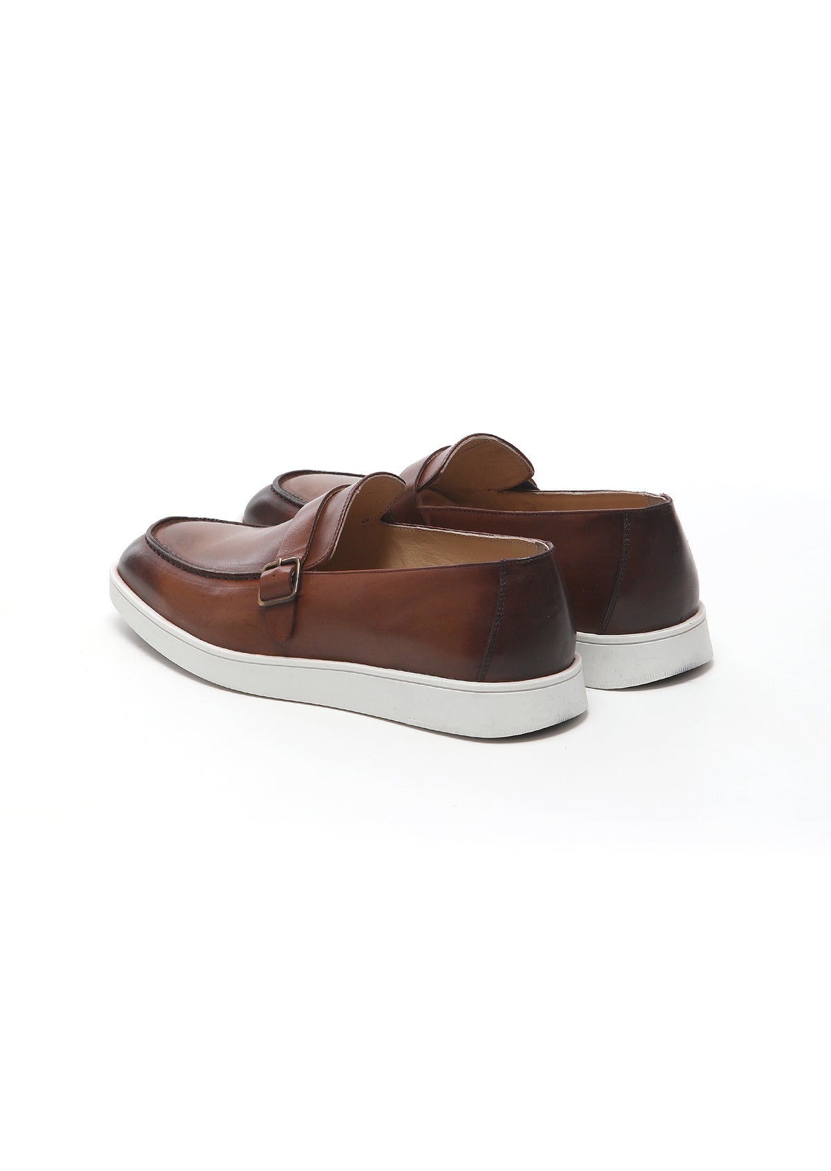 Kahverengi Deri Casual Loafer