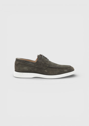 Khaki Suede Casual Shoes