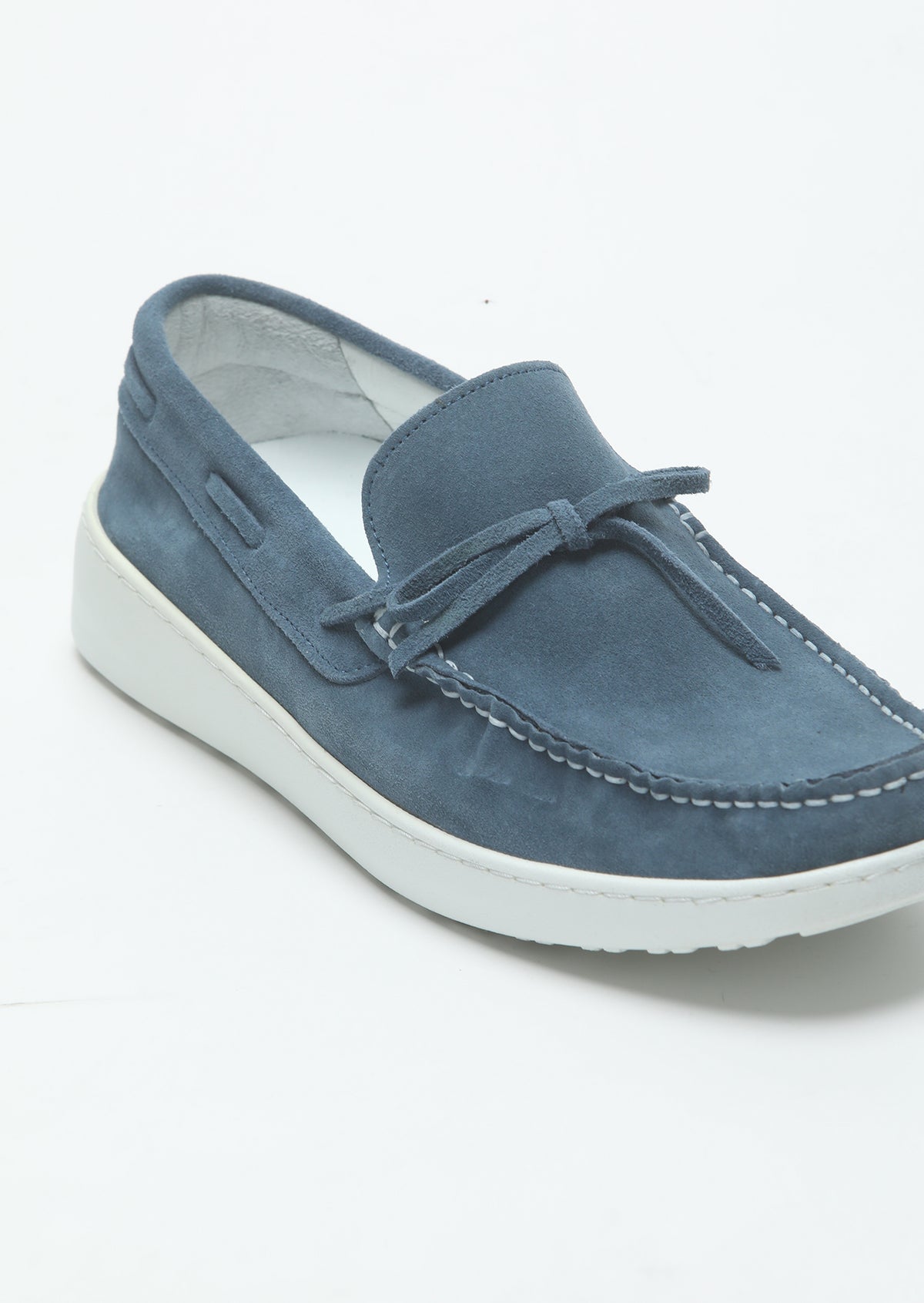 Lacivert Süet Casual Loafer