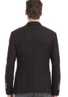 Kahverengi Düz Shirt Shoulder Slim Fit Yün Karışımlı Örme Ceket