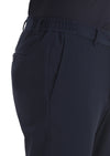 Lacivert Desenli Comfort Fit Örme Takım Elbise