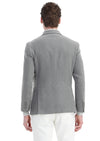 Açık Kahve Çizgili Shirt Shoulder Slim Fit Yün Karışımlı Ceket