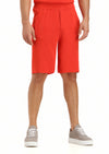 Turuncu Düz Örme Regular Fit Spor Bermuda