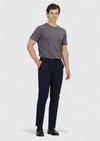 Lacivert Düz Dokuma Slim Fit Klasik Pantolon