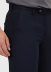 Lacivert Düz Dokuma Slim Fit Klasik Pantolon