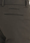 Haki Düz Örme Regular Fit Casual Pantolon
