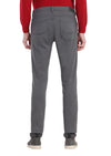 Koyu Gri Desenli Dokuma Slim Fit Casual Pamuk Karışımlı Pantolon