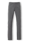 Koyu Gri Desenli Dokuma Slim Fit Casual Pamuk Karışımlı Pantolon