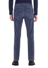 İndigo Fitilli Dokuma Slim Fit Kadife Casual Pamuk Karışımlı Pantolon