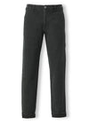 Haki Düz Slim Fit Denim Pamuk Karışımlı Pantolon