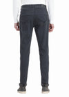Antrasit Düz Örme Slim Fit Casual Pamuk Karışımlı Pantolon