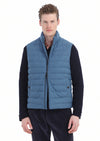 Mavi Regular Fit Dik Yaka Casual Dokuma Spor Yelek