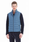 Mavi Regular Fit Dik Yaka Casual Dokuma Spor Yelek