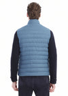 Mavi Regular Fit Dik Yaka Casual Dokuma Spor Yelek