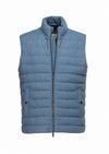Mavi Regular Fit Dik Yaka Casual Dokuma Spor Yelek