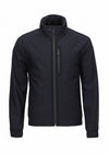 Lacivert Comfort Fit Kapüşonlu Spor Dokuma Mont