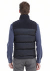 Lacivert Regular Fit Dik Yaka Casual Dokuma Spor Yelek