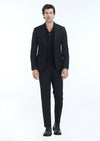 Siyah Düz Zeroweight Slim Fit Takım Elbise