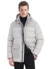 Kum Regular Fit Kapüşonlu Casual Dokuma Kaban