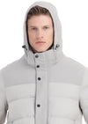 Kum Regular Fit Kapüşonlu Casual Dokuma Kaban