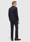 Lacivert Düz Modern Fit %100 Yün Takım Elbise
