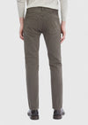 Açık Kahve Desenli Dokuma Slim Fit Casual Pamuk Karışımlı Pantolon