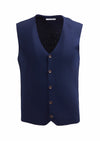 Lacivert Regular Fit V Yaka Casual Örme Triko Yelek