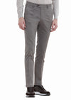 Bej Düz Dokuma Slim Fit Klasik Pantolon