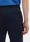 Lacivert Düz Comfort Fit Örme Takım Elbise